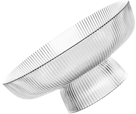 VINTORKY Bol à Fruits Transparent Avec Corbeille Décorative Pour Cuisine Et Table Des Fruits Pour Réunions Familiales Et Événements