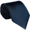 Minicloss Herren Krawatten, Klassische Krawatten für Herren Seide Schlips, Hochzeit Einfarbig Krawatte Elegante Krawatte für Büro Festliche (Navy blau)