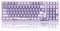 MageGee SKY98 Wireless Gasket Mechanical Gaming Keyboard, 96% Hot Swappable RGB Custom Creamy Keyboard with 5-Layer Sound Padding, BT/2.4G/USB-C, NKRO for Win/Mac (Lavender, Violet Switch)