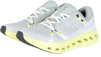 On Women's Cloudsurfer 2 Sneaker, Glacier/Limelight, 38.5 EU
