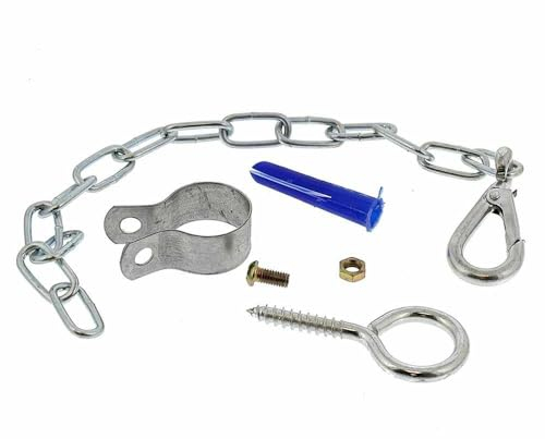 Gas Cooker Stability Chain and Hook Safety Fittings Set