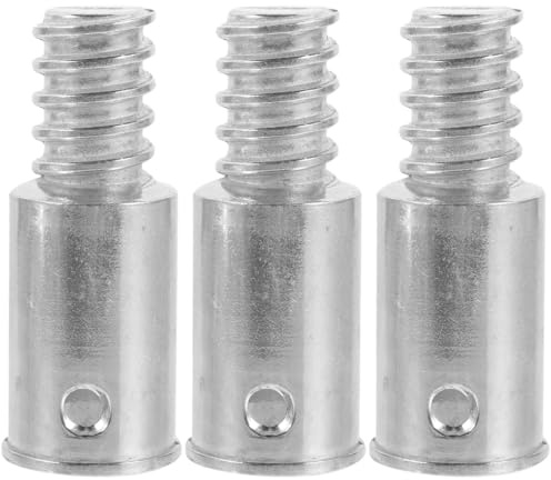 Healeved Broom Handle Threaded Tip End Adapter for Push Broom Handles and Extension Poles American Style Threaded Connector for Household and Commercial Cleaning Tools