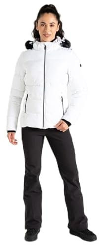 Dare2B Damen Womens Glamorizev Jacket Skijacke, weiß, 42