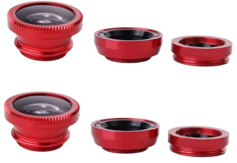 Levemolo Clip-on Phone Camera Lenses Set Fisheye Wide Angle Macro 3 in 1 Camera Lens Kit for Smartphone 180 Degree Fish 0.67x Wide 10x Macro