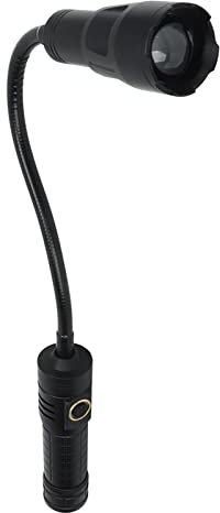 Linterna LED Flexible, Manguera Ajustable, Luz de Trabajo Flexible Magnética, Luz Lateral COB de 1000 Lúmenes para Máquinas Herramientas
