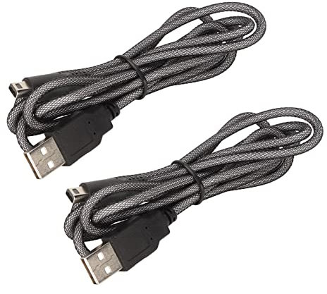Cable Cargador USB 3DS Cable de Carga de Alimentación 2 Uds 5 Pies para 2DS 3DS XL Nuevo 2DSXL NDSI