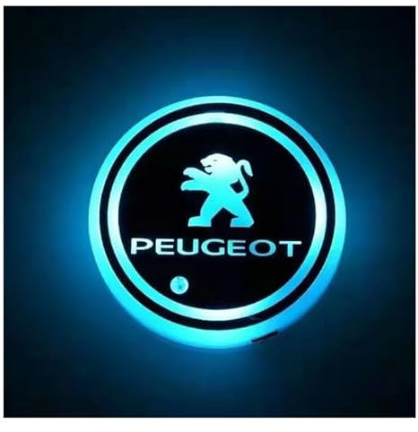 GNTHERF 2 Pièces Support de Gobelet Voituren, pour Peugeot 508 RXH 2014-2018 sous-Verre d'eau Rejeter la Saleté et Le Désordre Prévenir Les Rayures