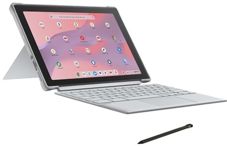 Asus Chromebook CM3001DM2A-R70052 MediaTek Kompanio 520 26.7 cm (10.5) Touchscreen WUXGA 4 GB LPDDR4x-SDRAM 64 GB eMMC Wi-Fi 6 (802.11ax) ChromeOS Silver