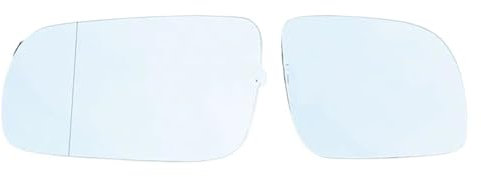 Cristal Espejo Retrovisor Para Golf 4 para MK4 espejo lateral de cristal blanco y azul de alta definición espejo retrovisor calefactado accesorios automotrices embellecedores Cristal Espejo Reemplazar