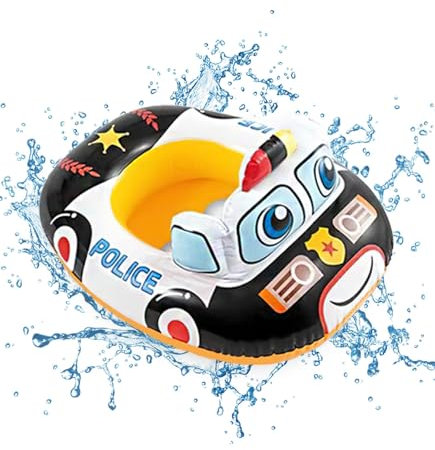 Bouee pour Bebe, dellyy Bouée pour Enfant, Bouee Siege Bebe, Bouee Bebe Piscine, Bouée Piscine Enfant Gonflable, Bouée de Dessin Animé Natation, Bébé Bouee Piscine Enfant (croiseur)