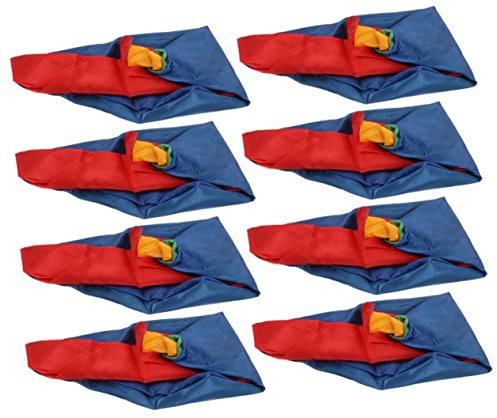 IMIKEYA 8stücke Clown-zubehör Farbwechselschal Bunter Zaubertrick-gimmick-schal Premium-zauberschal Bunter Schal Trick-Gadget Trick-Tool Requisite Für Zauberer Werkzeug Für Zauberer