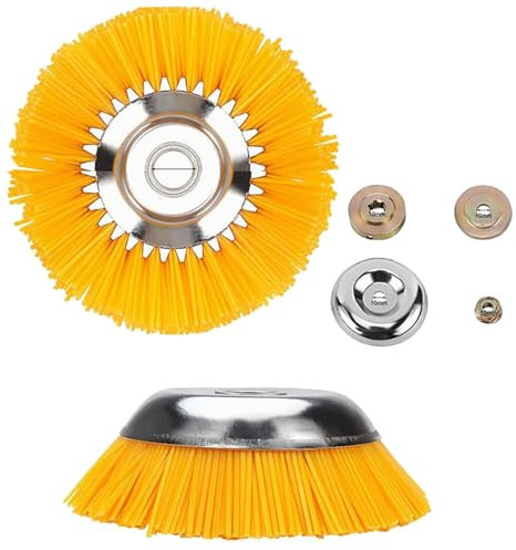 G80 Pro Tête de Débroussailleuse Indestructible - Tête de Coupe en Nylon 8 Pouces pour Tondeuse à Gazon, Coupe-Bordures et Désherbage (Tête de débroussailleuse en Nylon + Kit Universel 4 pièces)