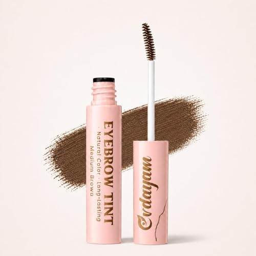 Tint & Eyebrow Gel Wasserfestes getöntes Augenbrauengel Langanhaltende Tönung für Natürlich Volle Brauen Brown