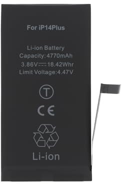Batterie Haute Capacité Compatible pour iPhone 14/14 Plus/14 Pro/14 Pro Max – Kit de Réparation Batterie – Qualité Premium – Outils Inclus (iPhone 14 Plus | 4770mAh)