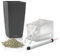 Lechuza Pflanztopf Maxi-Cubi anthrazit metallic 18053