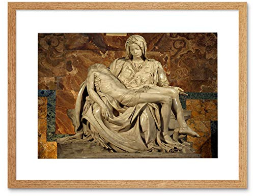 Wee Blue Coo MICHELANGELO PIETA 1499 PAINTING FRAME ART PRINT PICTURE F12X524
