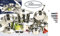 Euroricami Viterbo Batteria di Pentole Bavaria 23 Pezzi in Acciaio Inox 18/10 con Set di 5 coltelli