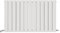 iBathUK Apex Horizontal Radiator, Double Flat Panel Radiators, 600x988mm Slim Radiator for Bathroom,Kitchen,Living Room- White