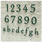 Colours-Manufaktur Hausnummer Klassisch 0-9 und a-h *Made IN Germany* viele Größen wählbar (20 cm, RAL 6005 moosgrün [grün] glänzend)