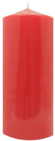 Stern-Drogerie Stumpenkerze 70 x 200 rot, 1 StÃƒ¼ck, deutsche Produktion