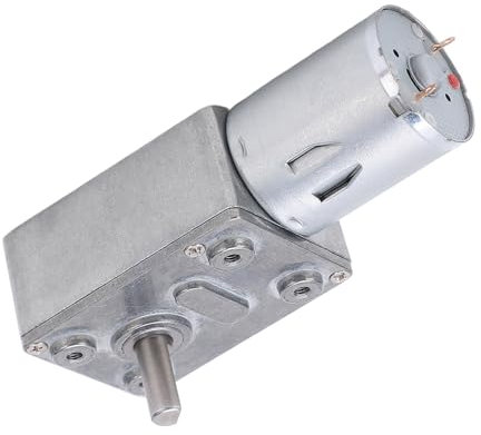 Moteur à engrenages réversibles DC12V, moteur à engrenages à vis sans fin à couple élevé CW/CCW (20RPM)