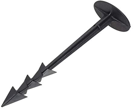 GARDENIX 10 Stück TerraPEG XL Extrem stabile Bodenanker für harten BödenErdanker Erdnägel für Gartenvlies Sandkastenabdekung Unkrautvlies Maulwurfnetz Allzweckplane