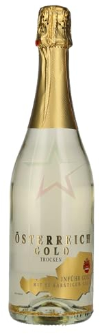 Österreich Gold - mit 23 Karat Blattgold 9,50% 0,75 Liter