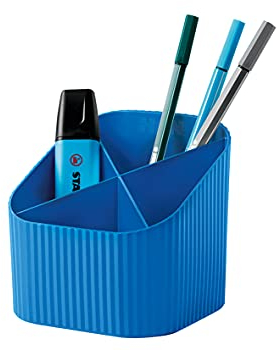 HAN Schreibtischköcher Re-X-LOOP - say yes to 100% recycled, modernes, junges Design für alle Schreibtischutensilien, blau, 17238-914
