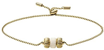 Fossil Armband Für Frauen Georgia, L: 216mm Gold-Edelstahl-Armband, JF03951710