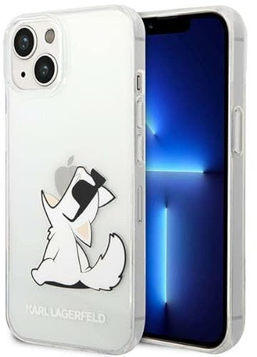 Karl Lagerfeld KLHCP14MCFNRC hülle für iPhone 14 Plus 6,7 hardcase transparent Choupette Fun