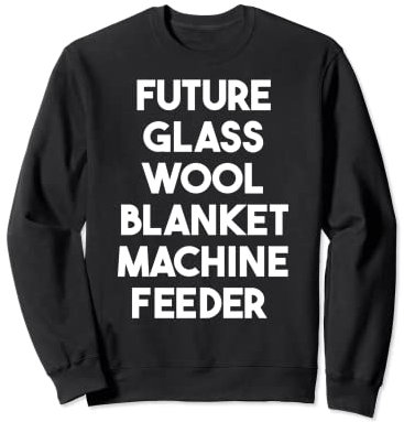 Future Glas-Wolldecke, Maschinenfutterstation Sweatshirt