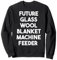 Future Glas-Wolldecke, Maschinenfutterstation Sweatshirt