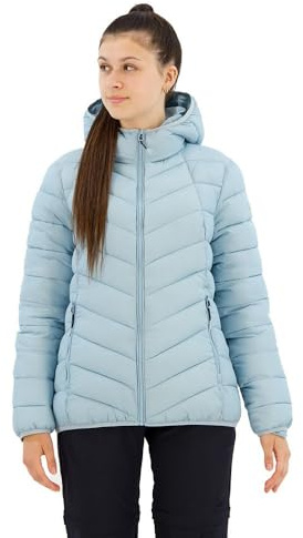 CMP Damen Damenjacke mit Fester Kapuze Wattierte Jacke