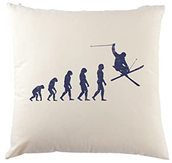 Urban Backwoods Skier Evolution Kissen Dekokissen