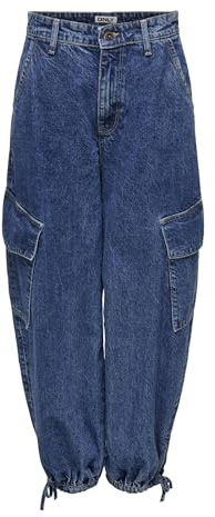ONLY Female Ballon-Fit Jeans ONLPERNILLE Hohe Taille Jogger Fit Jeans