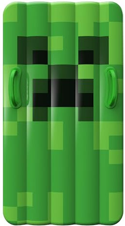 Offiziell lizenzierter Minecraft aufblasbarer Schlitten für Kinder – langlebig/leicht aufzublasen – groß 121,9 cm