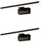 Homefire 2ER LED Spiegelleuchte Bad 30CM - 6W Spiegellampe Badezimmer Schwarz Badleuchte Wand Wasserdicht IP44 Wandlampe Modern Neutral 4000K Wandleuchte für Keller Küche Badschrank