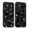 Foonary 2 Pack Fashion Phone Cases for iPhone 12 Case 6.1, White Black Cat Aesthetic Print Slim Soft Silicone TPU Case for Women, Shockproof Cover Protective Funda para Girls,for iPhone 12