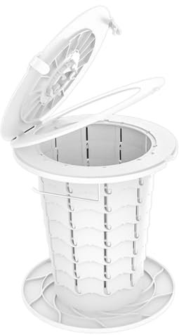 Psdndeww Outdoor Reise Toilette für Angeln, Wandern, Wohnmobil, Camping, tragbare Toilette für Erwachsene mit Deckel und Sitzen