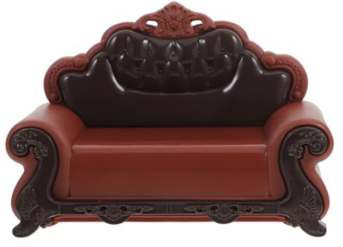 VICASKY Miniatur Sofa Stuhl Elegantes Puppenhaus Möbel Im Europäischen Stil Für Kreative -projekte Und Miniaturlandschaften Für Puppenhaus Dekoration Und Spielzeuggestaltung