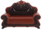 VICASKY Miniatur Sofa Stuhl Elegantes Puppenhaus Möbel Im Europäischen Stil Für Kreative -projekte Und Miniaturlandschaften Für Puppenhaus Dekoration Und Spielzeuggestaltung
