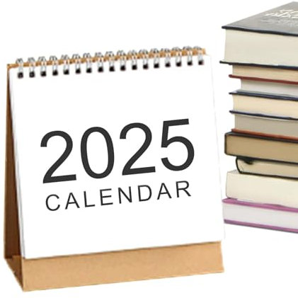 Tischkalender 2025, Tischkalender 2024-2025,Stehender Desktop-Planer | Moderner Kalender 2025, September 2024 – Dezember 2025, ständiger Planer für Zuhause