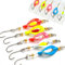 Twist Spoons, trota attiva e autoilluminante, 3 g, 4 g, Machilea 5 x Twister Spinner per trote, spoon in scatola, set di esche per trote, pesca alla trota (3 g)