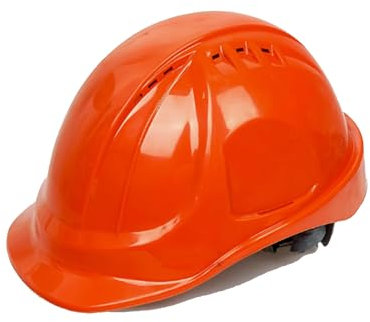 MACHSWON Harter Hut Orange ABS Sicherheitshelm Elektriker Arbeitsschutz Deutscher Stil Atmungsaktiv Dicker Schutzhelm Industrie Hardhats für Bau, Bau und Baustellen