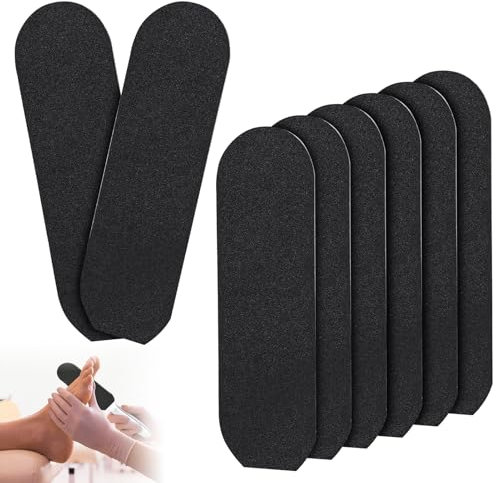 Pedicure Foot File for Hard Skin Professional, 50 Pcs Pedicure File Refill 180 Grit Foot File Replacement Pads, Self-Adhesive Reusable Foot Rasp Callus Remover for Dead Skin