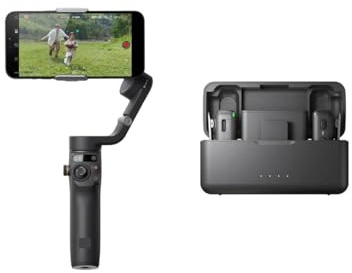 YUNHUOZ per DJI per Osmo per Mobile 6 ActiveTrack 5.0 Integrato per Rod Quick Launch per Gimbal Portatile Om(Vlog Combo)