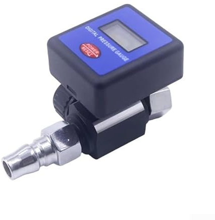 Compressor Regulator With Digital Display 150 Psi Accuracy Aluminum Body Moisture Trap And Filter For Paint Spray For Guns Pneumatic Systems
