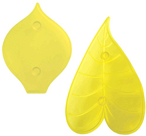 PME 103FF041 JEM Life Size Arum Lily & Leaf Cutters, Set of 2, White, 11 x 2 x 17 cm