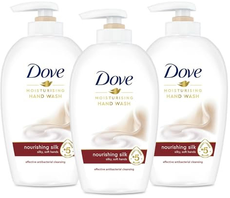 Dove Waschlotion Feine Seide Spender, 3er Pack (3 x 250 ml)