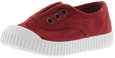 victoria Inglesas Unisex 1915 Lona Drec & Elástico Central & Refuerzo Puntera 106627 para Niños Rojo 30